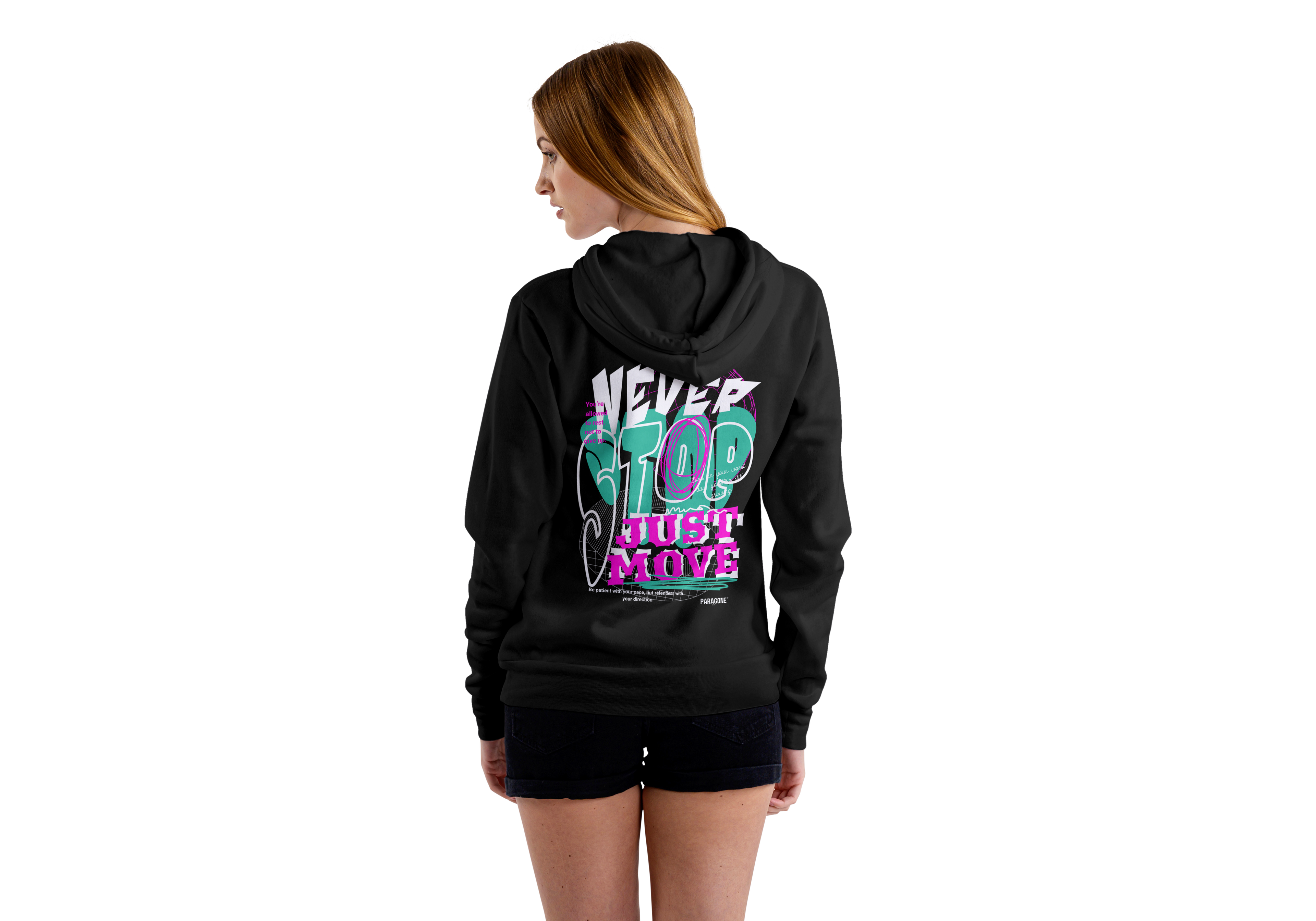 “Never Stop, Just Move” Hoodie