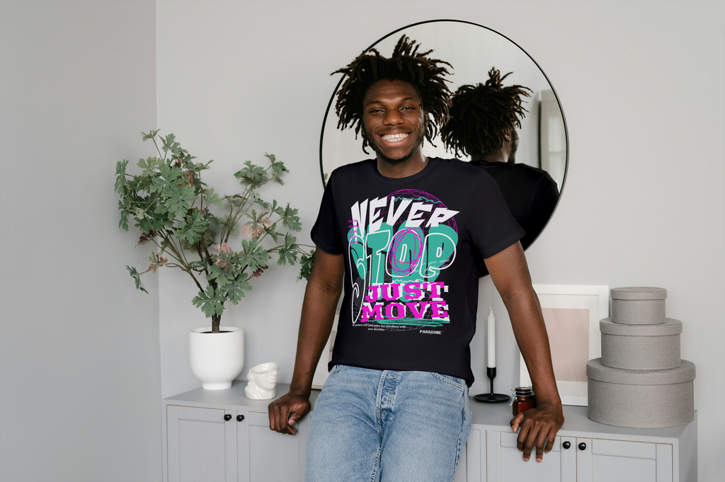 “Never Stop, Just Move” Tee
