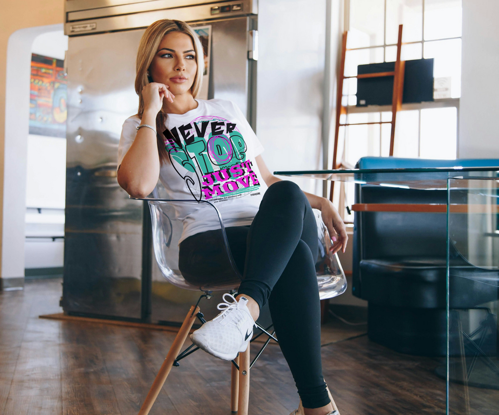 “Never Stop, Just Move” Tee
